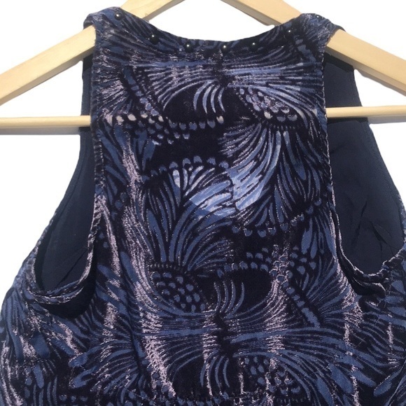 Free People Ellie Burnout Velvet Mini Swing Dress - Picture 11 of 11